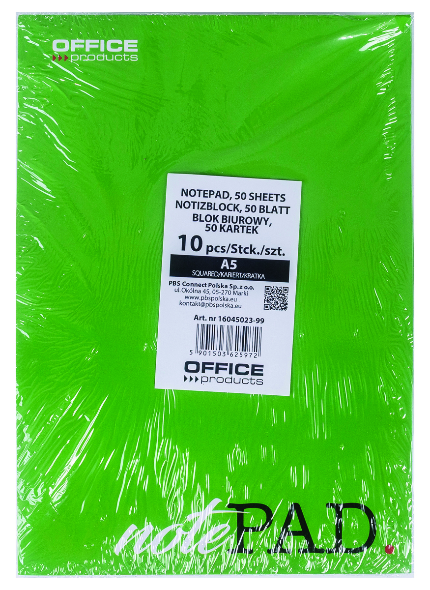 Blok biurowy Office Products A5 50 arkuszy