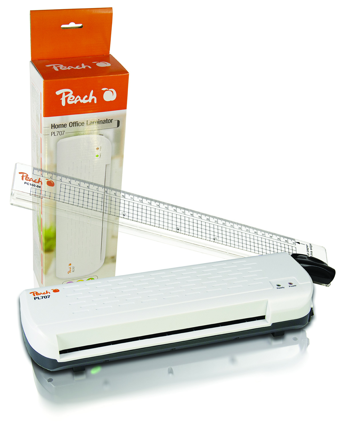 Zestaw do laminowania zdjęć 2 w 1 peach pbp105, laminator i gilotyna, biały Zestaw do laminowania zdjęć 2 w 1 peach pbp105, laminator i gilotyna, biały