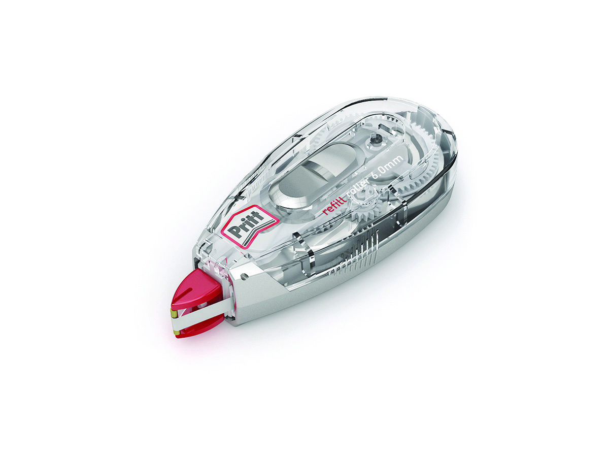 Korektor w taśmie pritt refill flex, myszka, 6,0mm x 12m, pudełko, zawieszka