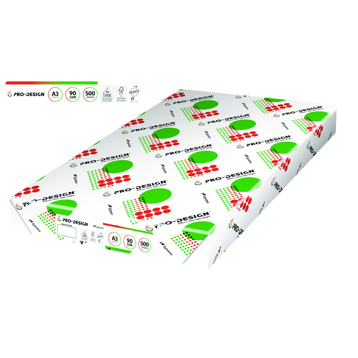 Papier ksero pro-design fsc, satynowany, klasa a++, A3, 168cie, 90gsm, 500 ark. Papier ksero pro-design fsc, satynowany, klasa a++, A3, 168cie, 90gsm, 500 ark.
