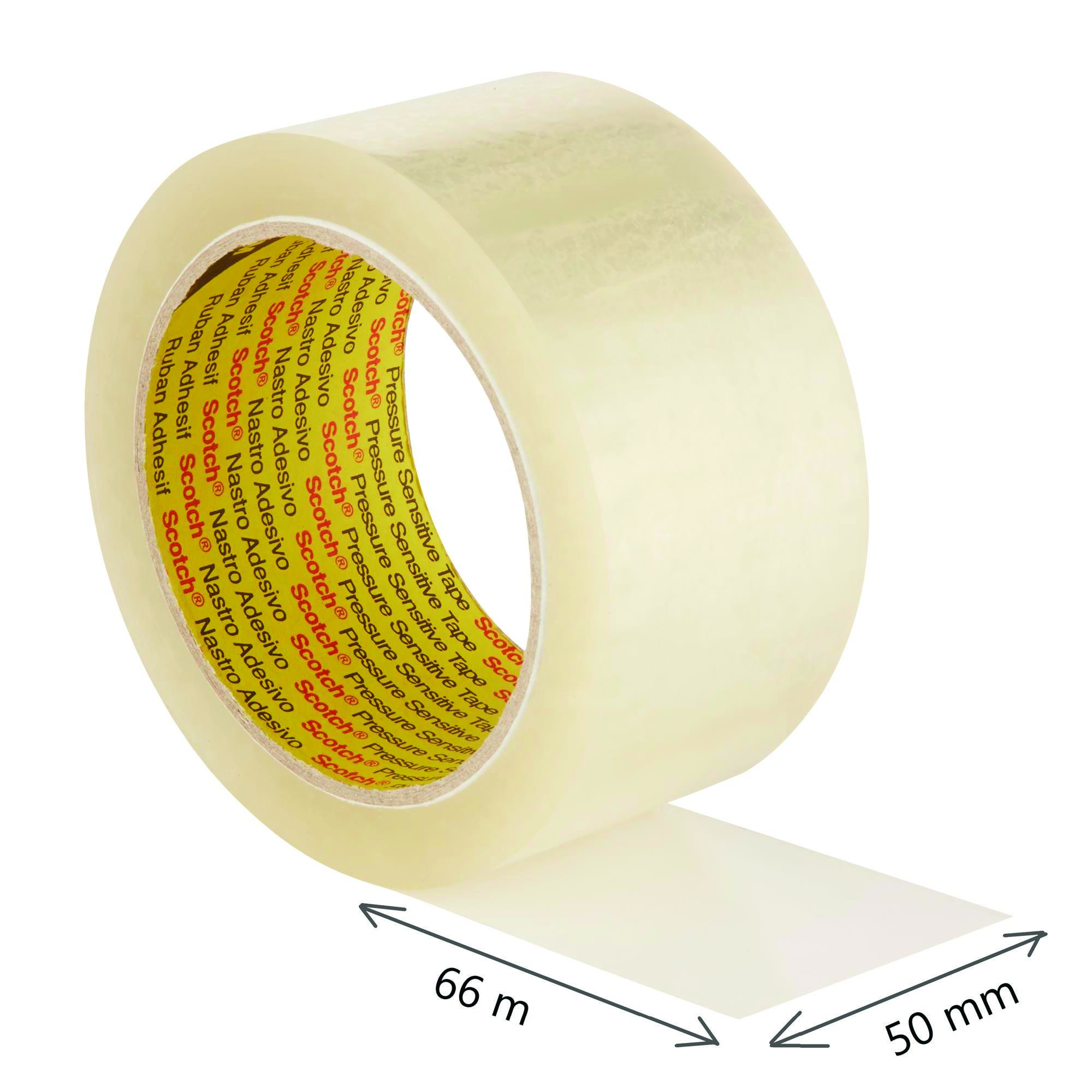 Taśma pakowa Scotch® akrylowa 50 mm x 66 m przezroczysta