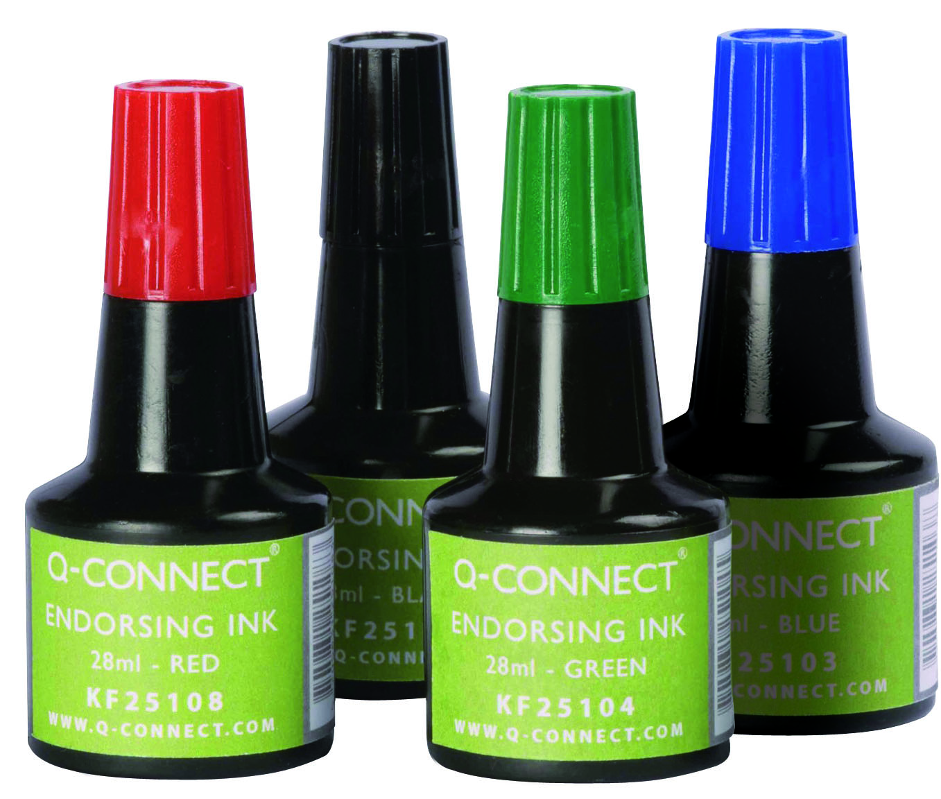 Tusz do stempli 28ml czerwony Q-Connect Tusz do stempli 28ml czerwony Q-Connect