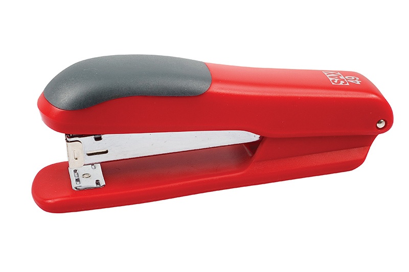 Zszywacz Sax49, zszywa do 25 kartek, czerwony | eazbiuro.pl | Zamów teraz!