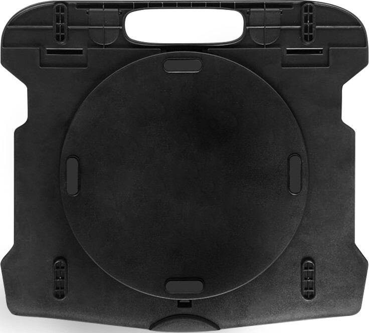 Podstawa pod laptopa z obrotowym podłożem Q-Connect, 25,5 x 2,2 x 28 cm, czarna