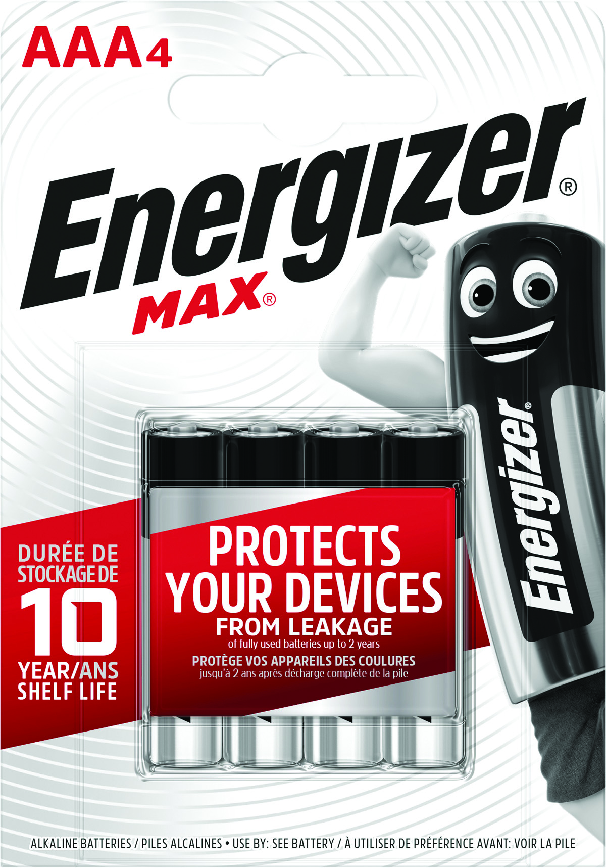 Bateria Energizer max, aaa, e92, 1,5v, 4 sztuki