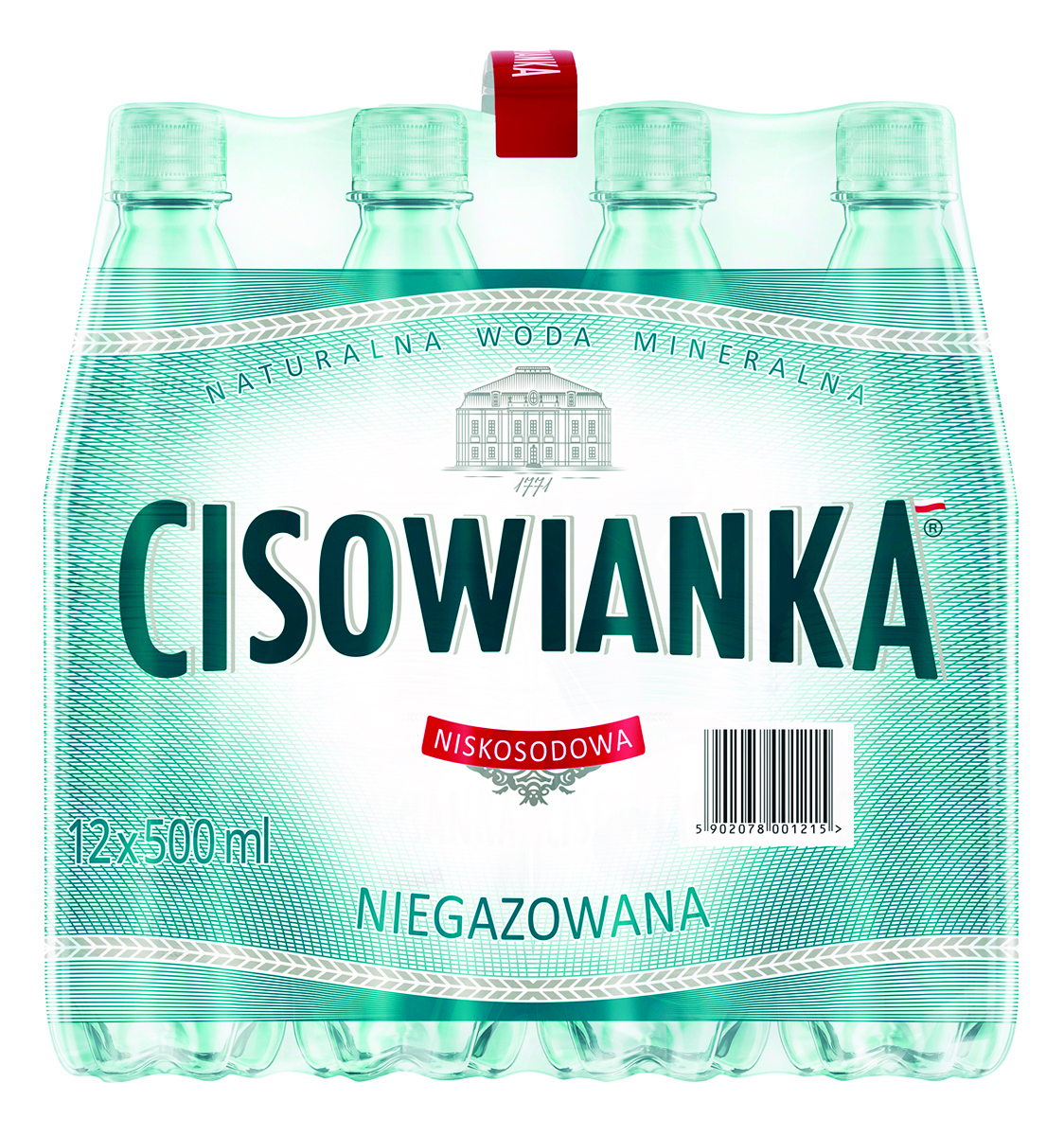 Woda mineralna Cisowianka niegazowana 1,5l - kaucja
