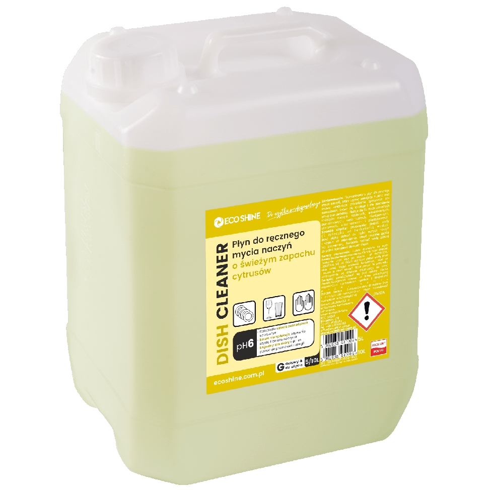Eco Shine dish cleaner 5l płyn do mycia naczyń o świeżym zapachu cytrusów