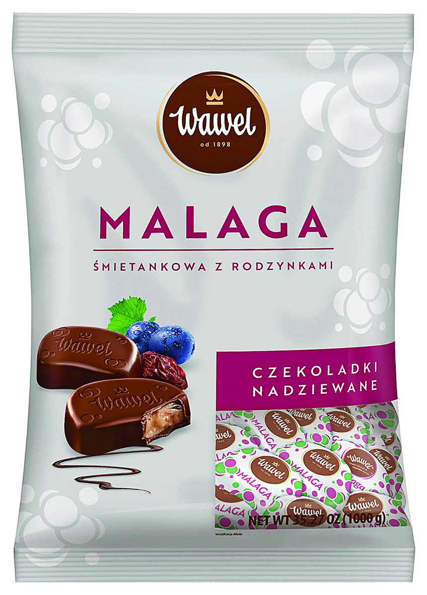 Czekoladki nadziewane WAWEL Malaga, 1kg
