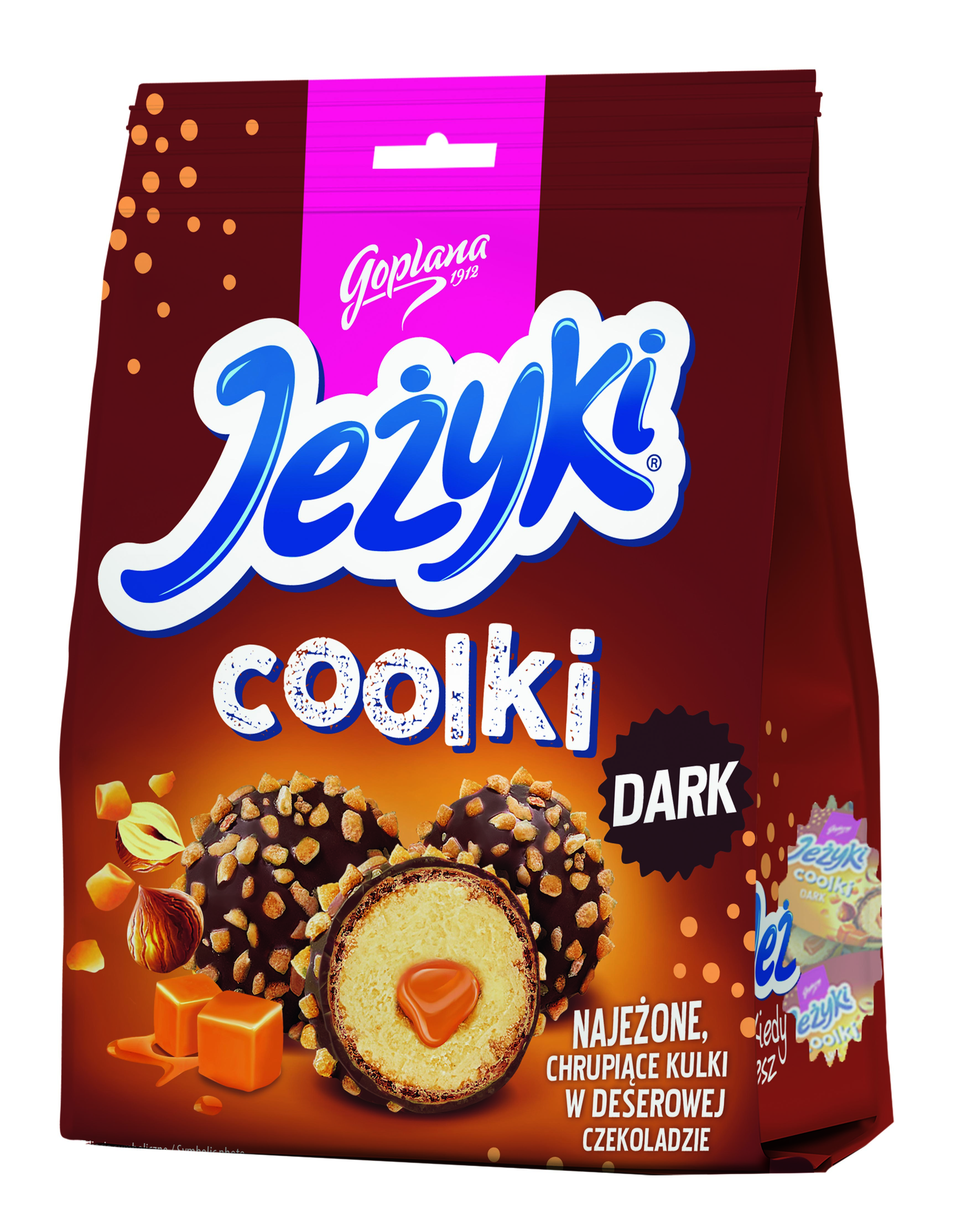 Pralinki jeżyki coolki, dark, 140g