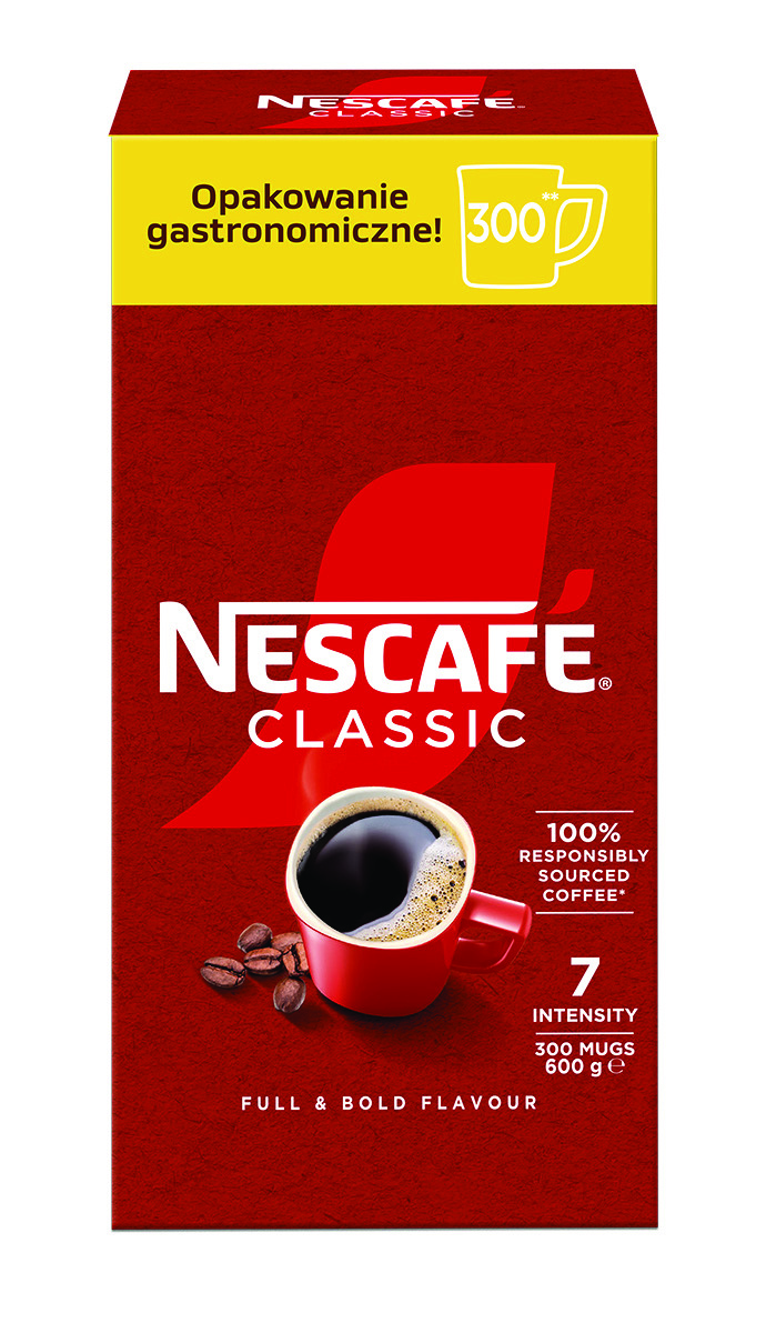 Kawa NESCAFE Classic, rozpuszczalna, 600g