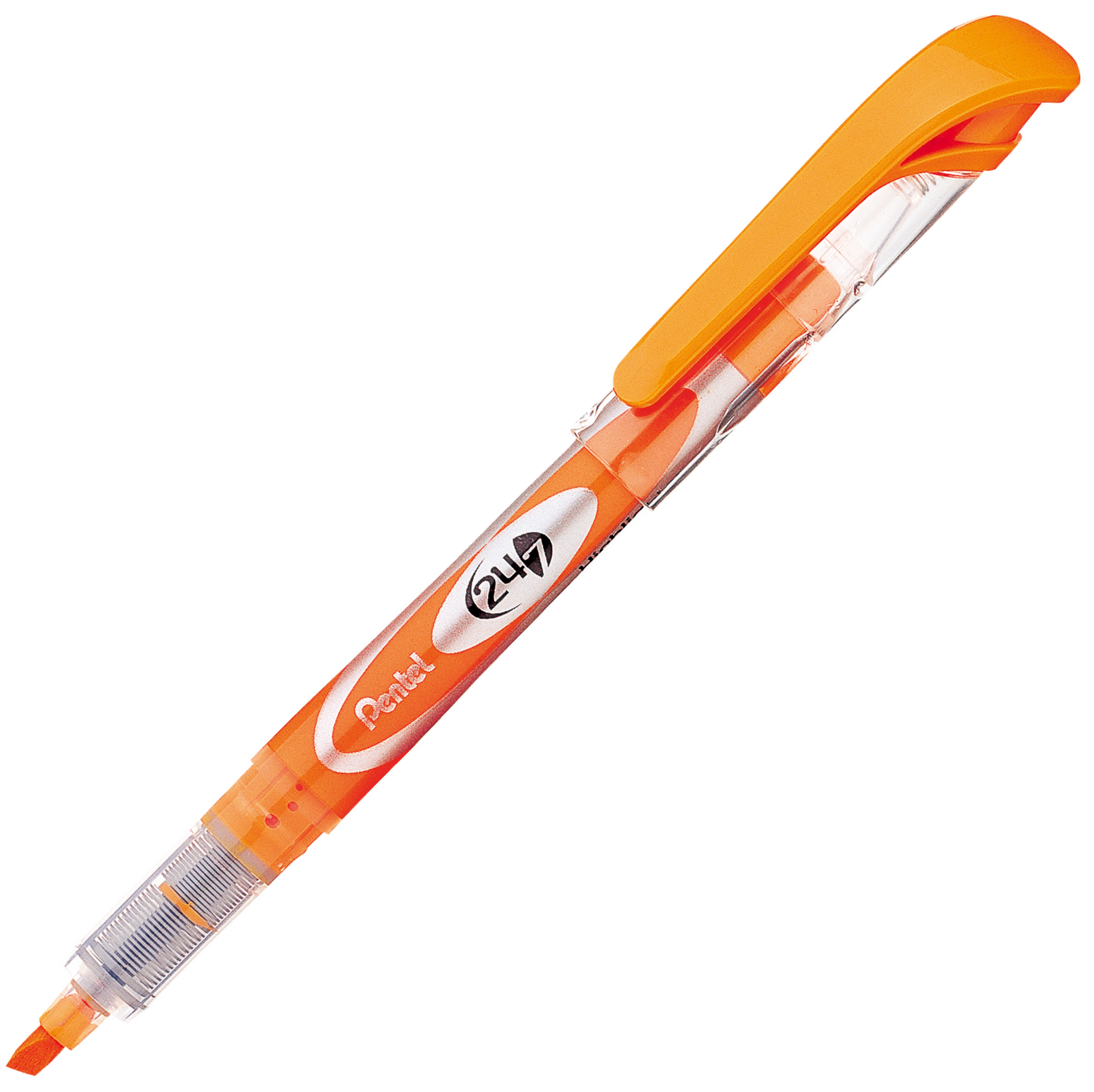 Zakreślacz z płynnym tuszem Pentel sl12 pomarańczowy | eazbiuro.pl | Działaj śmiało!