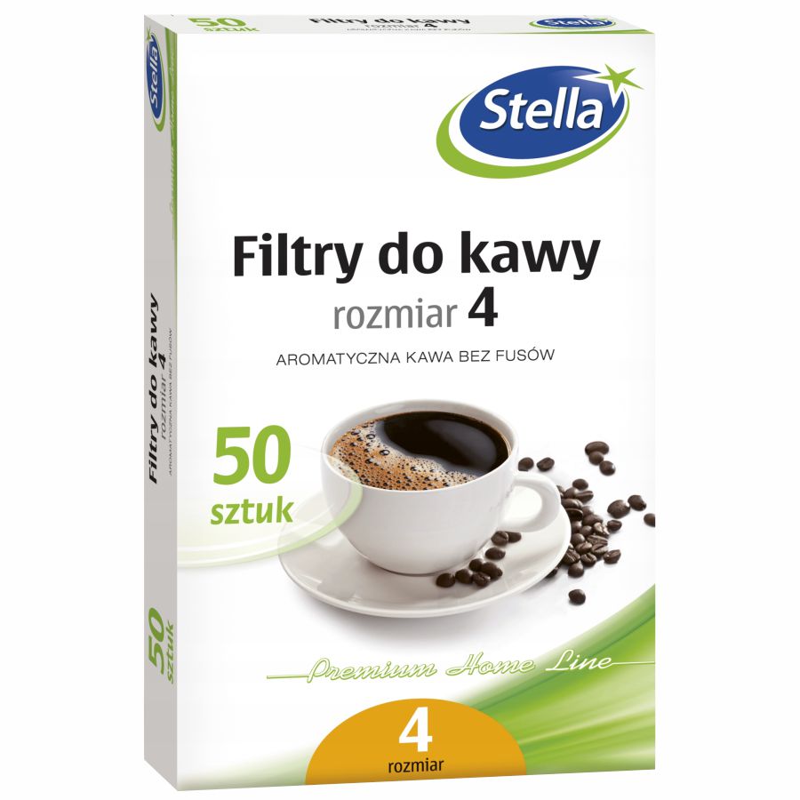 Filtry do kawy rozmiar 4 50 sztuk