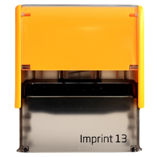 Pieczątka Trodat 8913 imprint żółta obudowa + poduszka + gumka | eazbiuro.pl | Kup bez wahania!