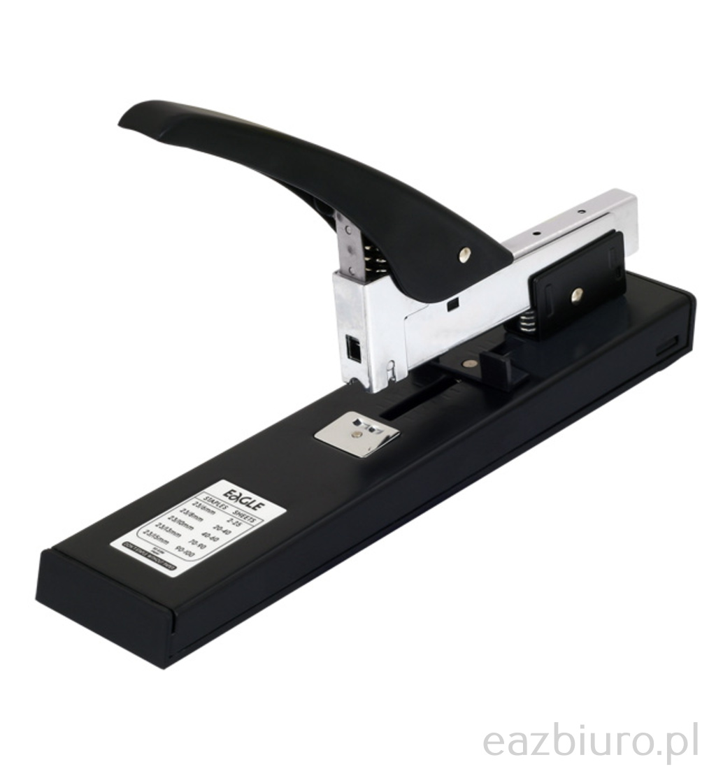 Zszywacz Eagle 938 czarny - 100 kartek | eazbiuro.pl | Zamów błyskawicznie!
