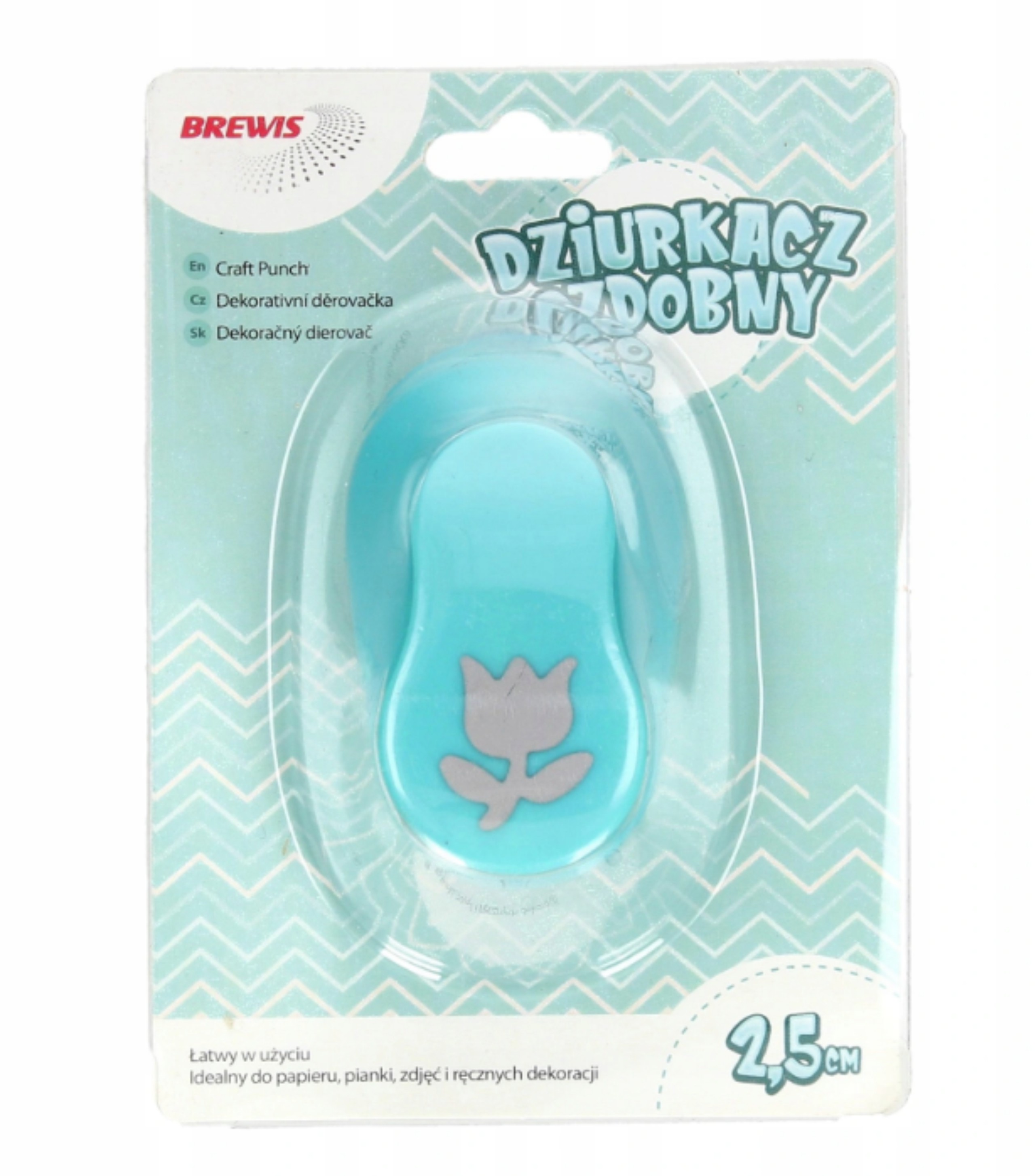 Dziurkacz ozdobny 2,5 cm tulipan | eazbiuro.pl | Kup bez wahania!