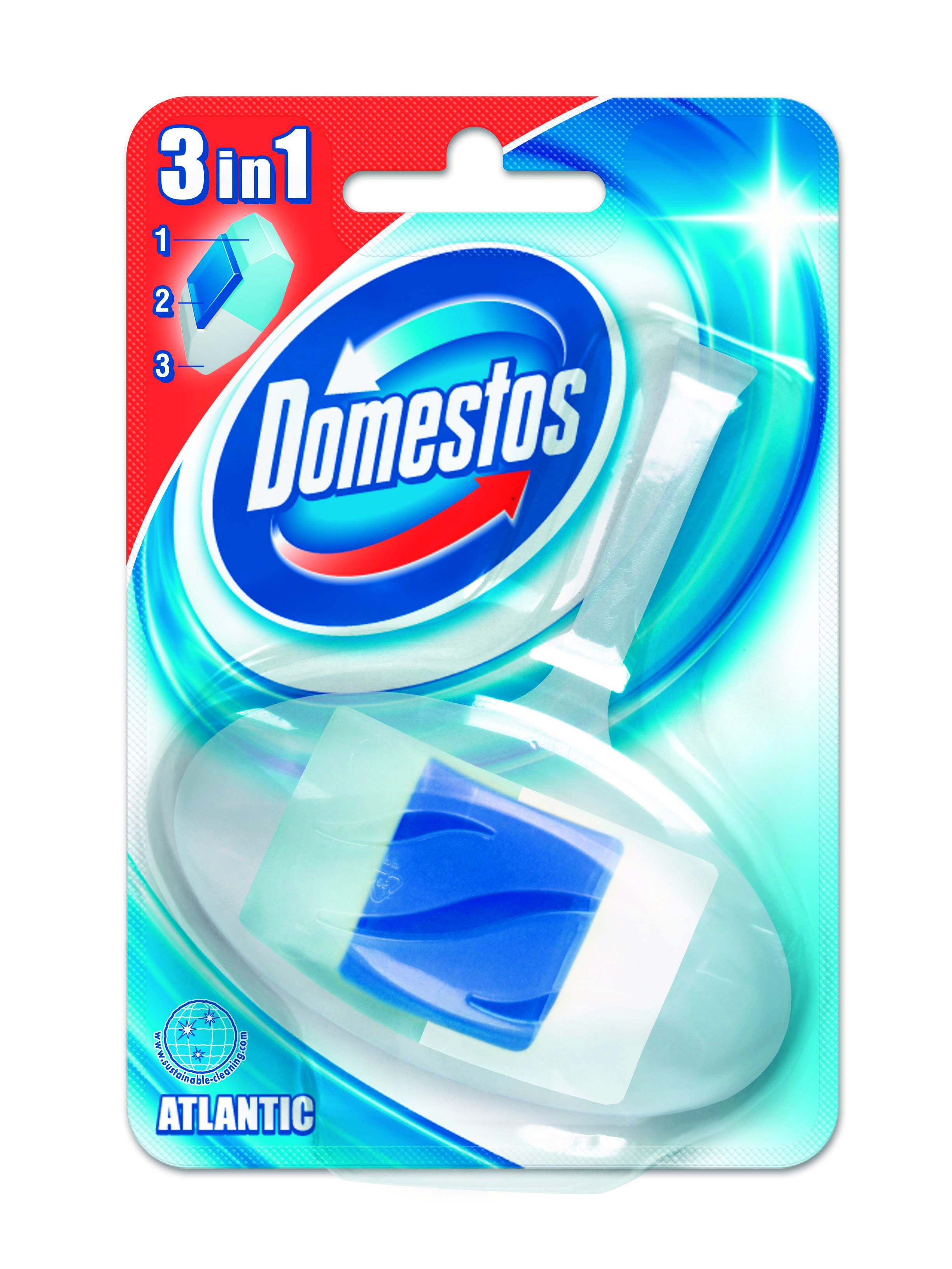 Kostka do wc z koszyczkiem Domestos Ocean atlantic