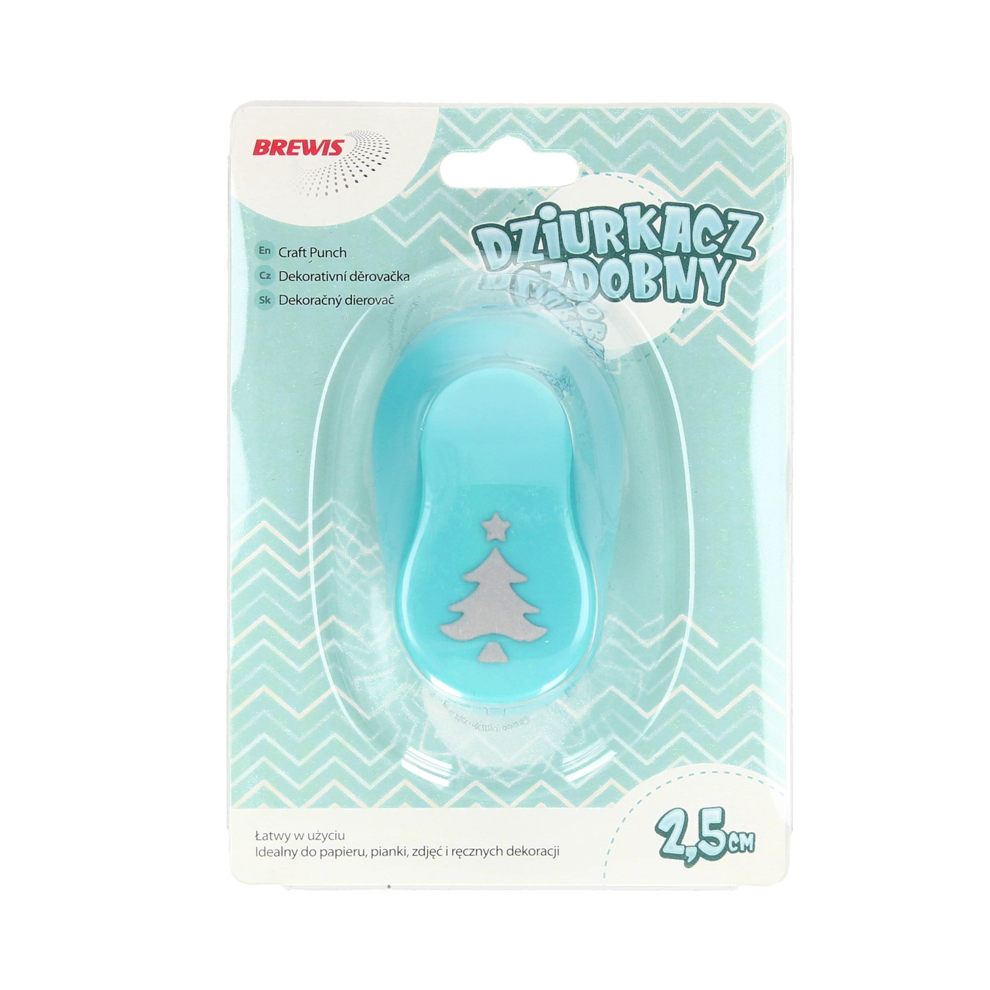 Dziurkacz ozdobny 2,5 cm choinka | eazbiuro.pl | Działaj teraz!