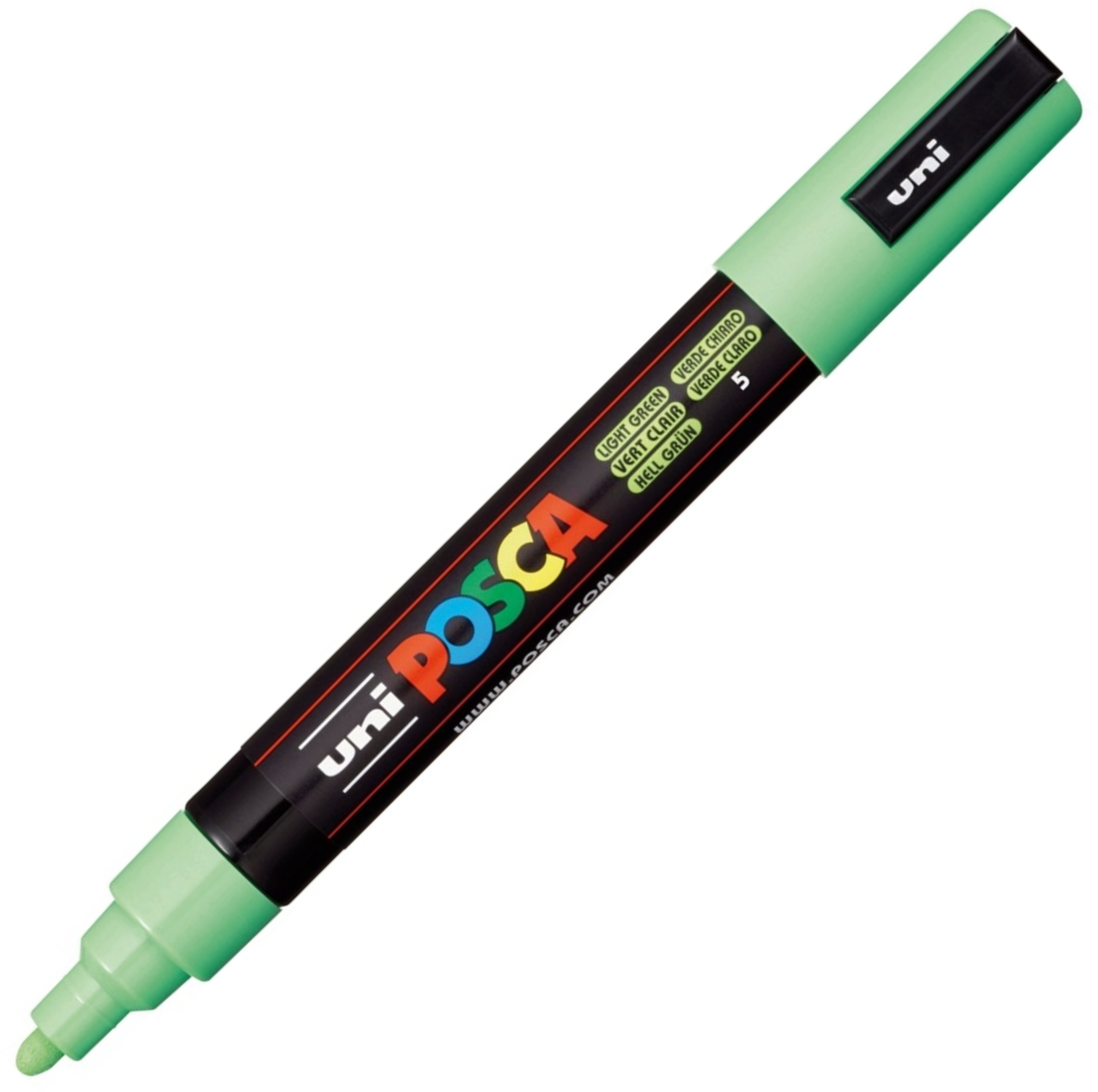 Pc-5 m jasno-zielony marker posca uni | eazbiuro.pl | Wybierz i kup!