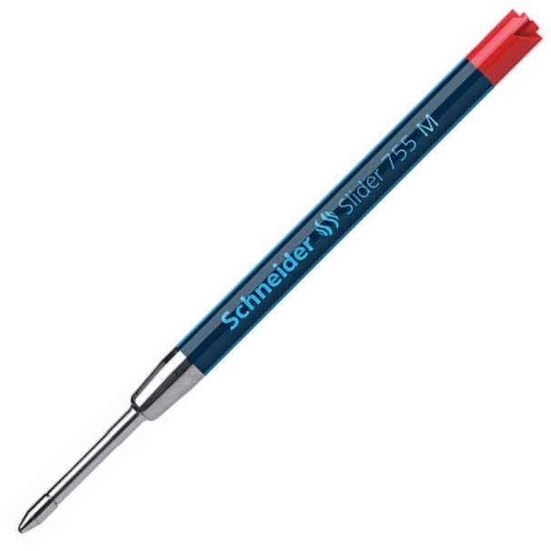 Wkład slider 755 do długopisu Schneider , m, format g2, czerwony