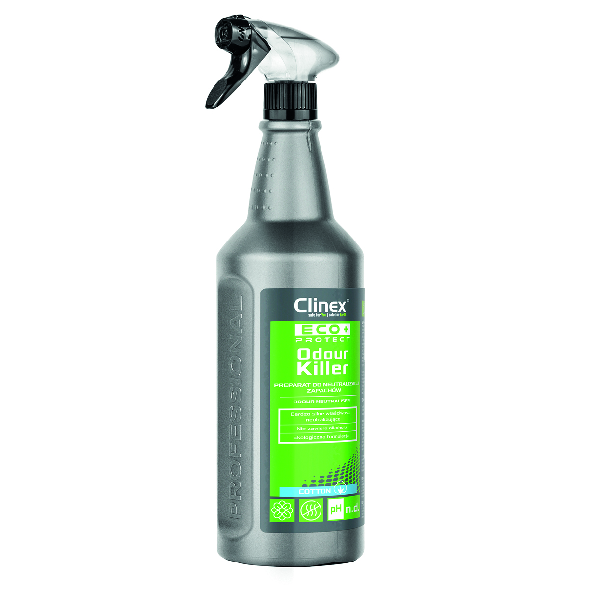 Clinex nano protect silver odour killer cotton preparat do neutralizacji zapachów 1l Clinex nano protect silver odour killer cotton preparat do neutralizacji zapachów 1l
