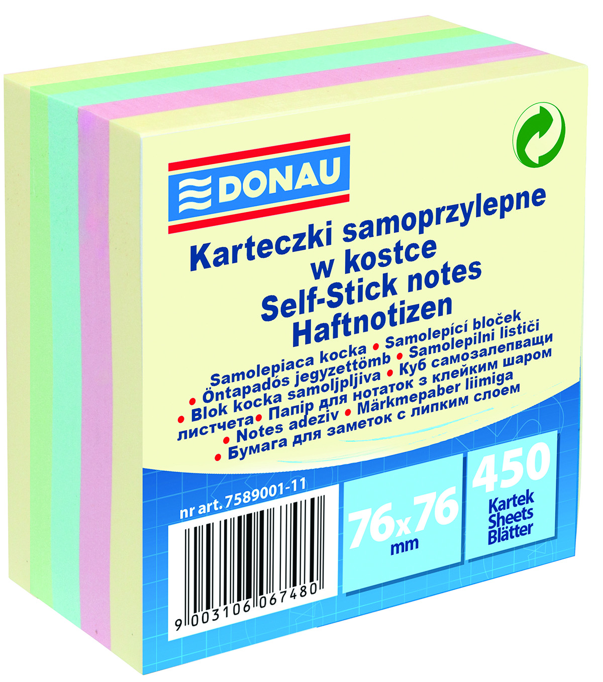 Notatnik -Donau 76x76 /450k/ pastel
