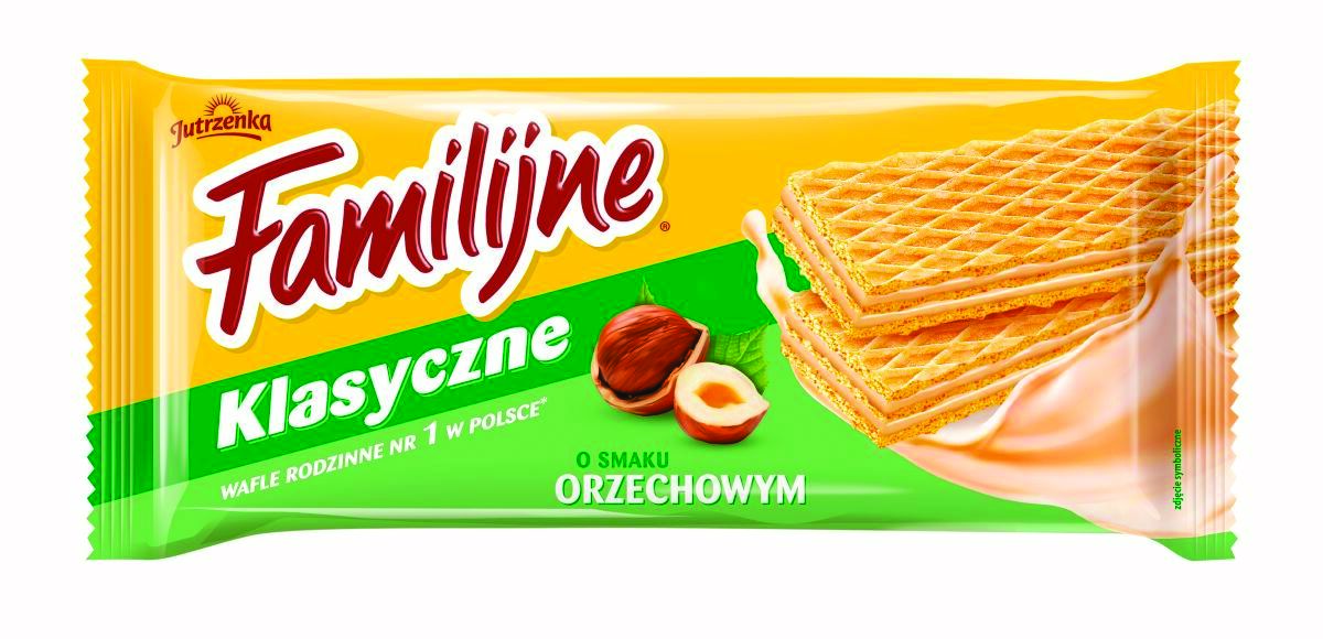 Wafle familijne orzechowe
