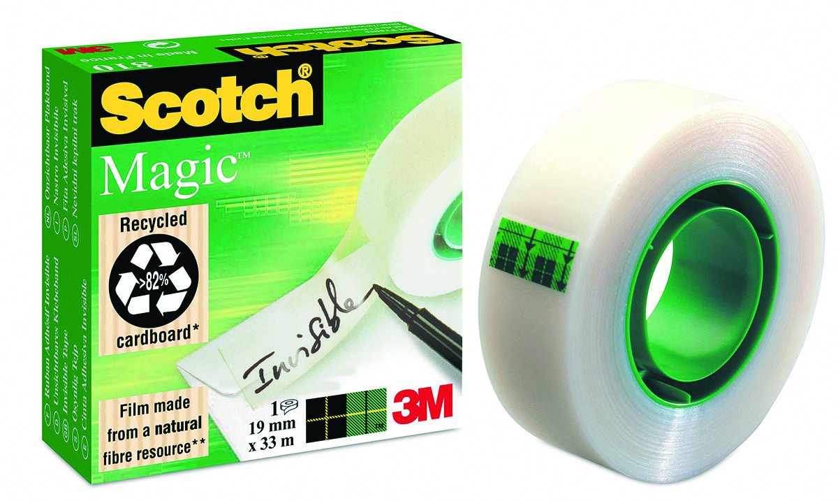 Taśma klejąca Scotch 810 19 mm x 33 m mleczna magic | eazbiuro.pl | Odbierz szybko!