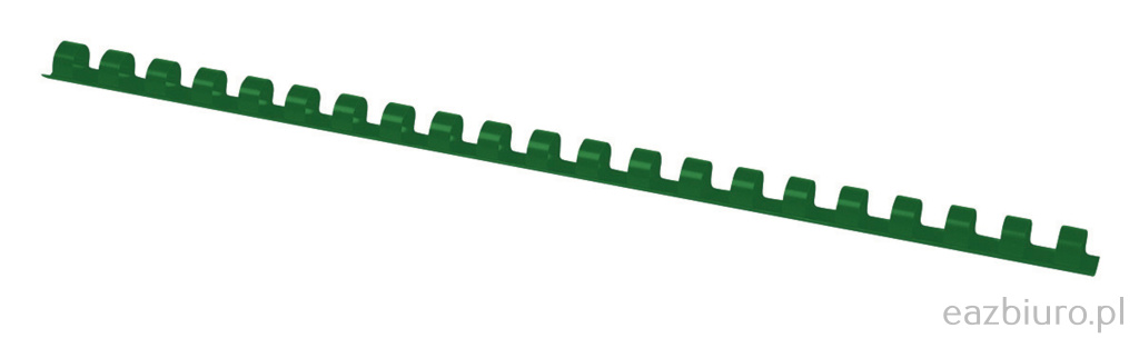Grzbiety do bindowania Office Products, A4, 10mm (65 kartek), 100 sztuk, zielone Grzbiety do bindowania Office Products, A4, 10mm (65 kartek), 100 sztuk, zielone