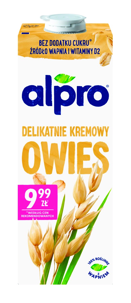 Napój roślinny Alpro owsiany 1l (minimalna sprzedaż = 8 sztuk)