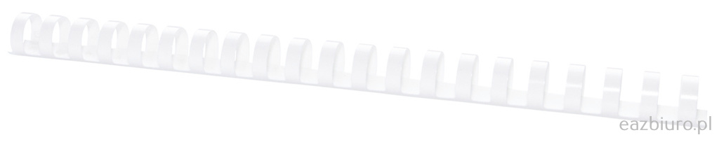 Grzbiety do bindowania Office Products, A4, 19mm (165 kartek), 100 sztuk, białe Grzbiety do bindowania Office Products, A4, 19mm (165 kartek), 100 sztuk, białe