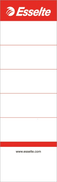 Etykiety grzbietowe do segregatorów Esselte 75 mm, biały zestaw 10 sztuk. | eazbiuro.pl | Zamów wygodnie!