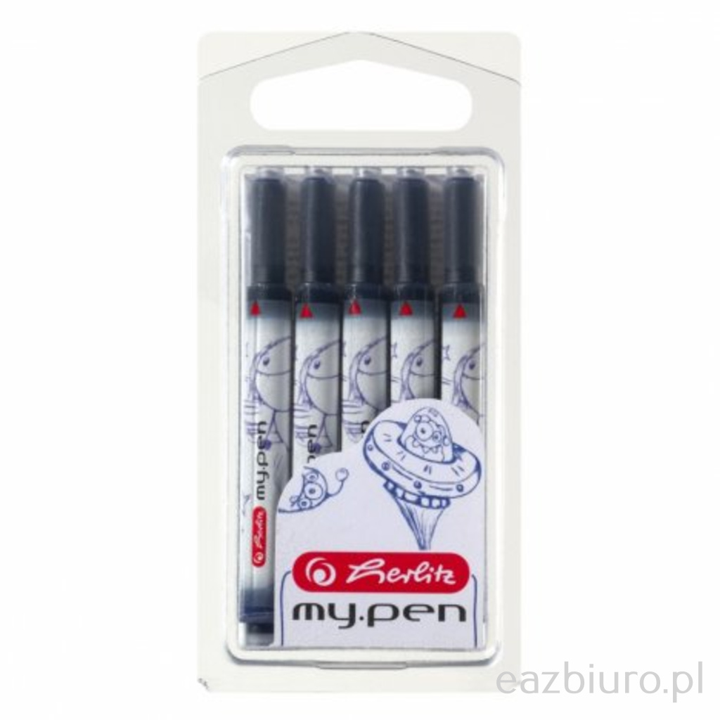 Naboje Herlitz my pen dla leworęcznych 5 sztuk