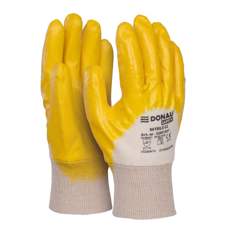 Rękawice Donau Safety Nitryle 02, rozmiar 10