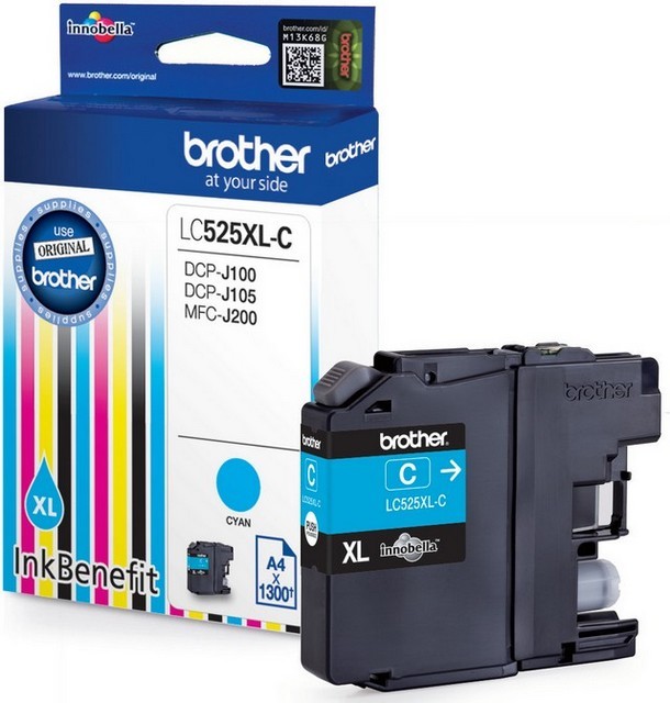 Wkład atramentowy Brother lC525xl-c błękitny