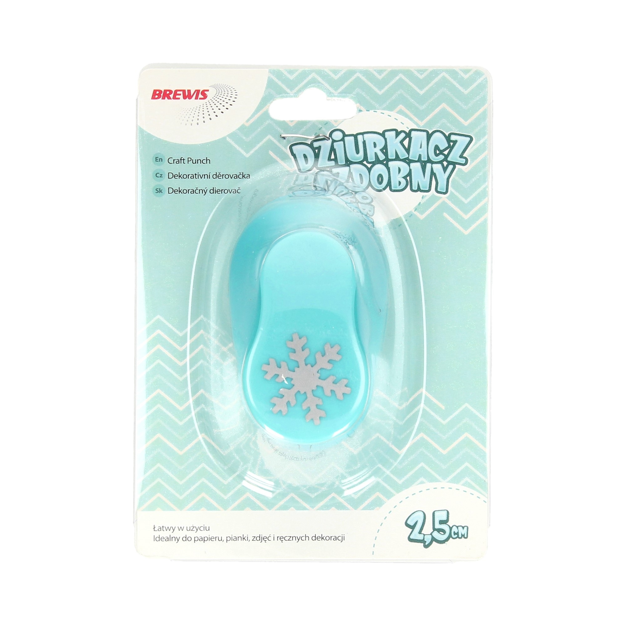 Dziurkacz ozdobny 2,5 cm śnieżynka | eazbiuro.pl | Zamów natychmiast!