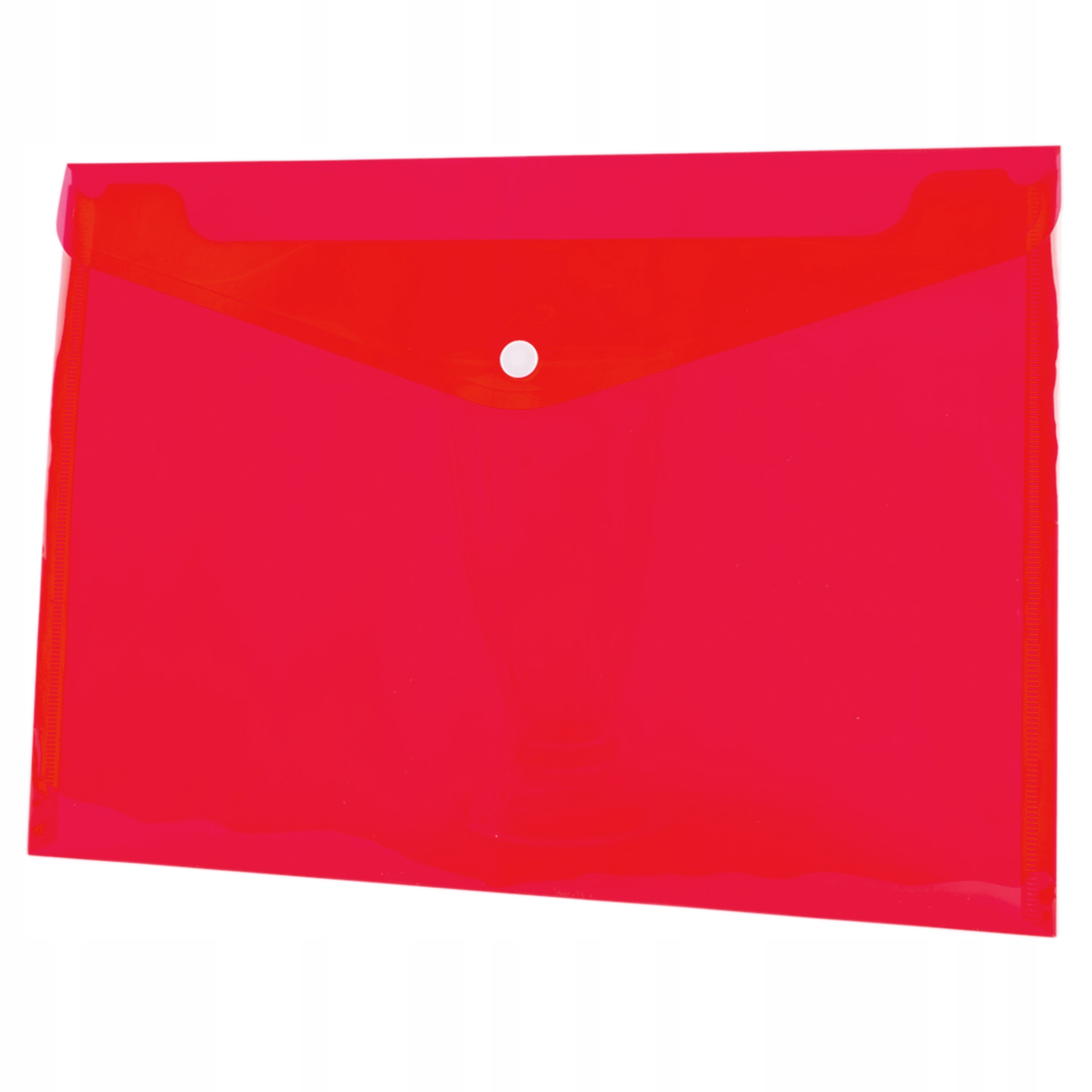 Koperta pp na zatrzask A4 czerwona Tetis | eazbiuro.pl | Kup sprytnie!