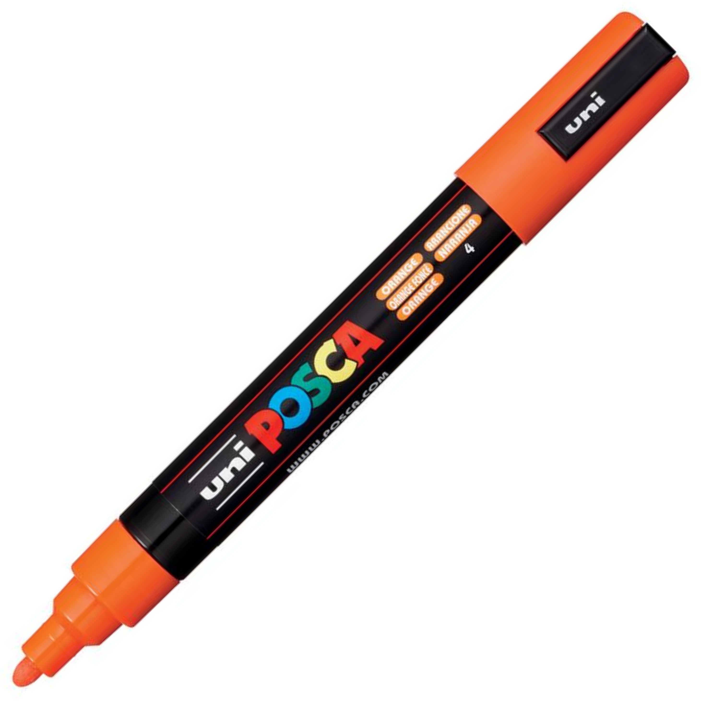 Pc-5 m pomarańczowy marker posca uni | eazbiuro.pl | Odbierz szybko!
