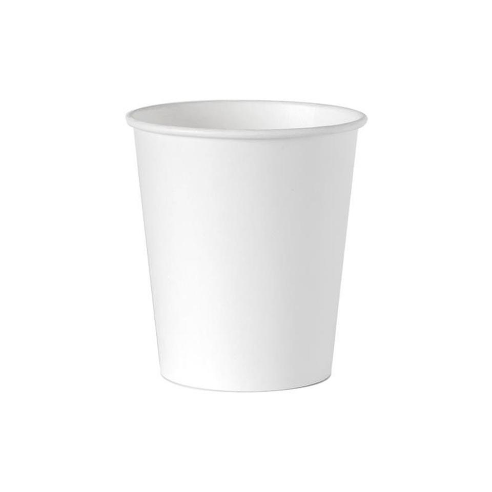 Kubek papierowy biały bez nadruku 250 ml 50 szt.
