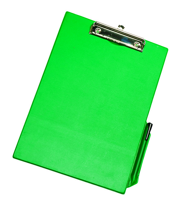 Clipboard Q-Connect deska, z klipsem, pvc, A4 zielony