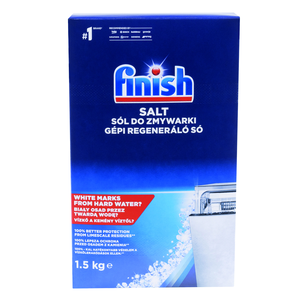 Sól do zmywarki finish, 1,5kg