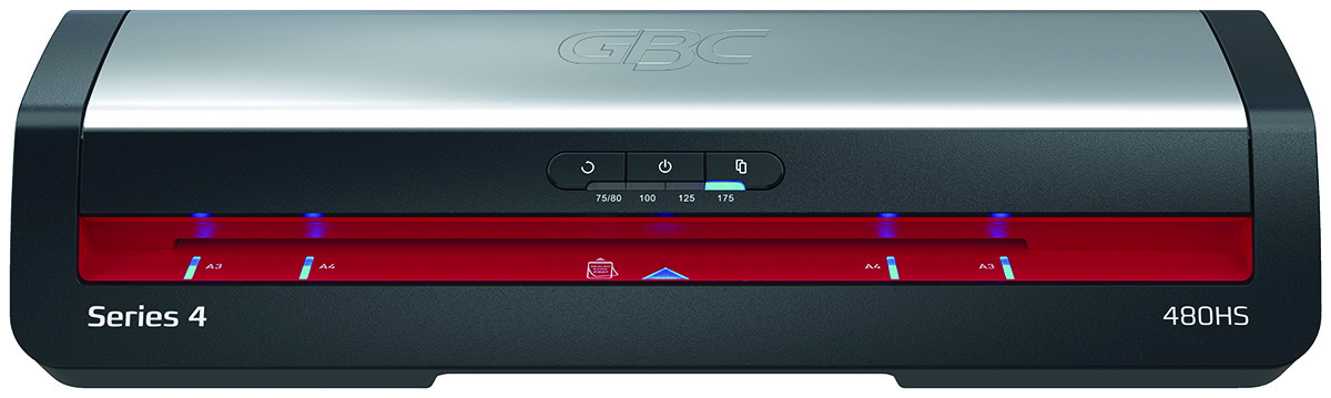 Laminator GBC 480HS Office, A3, nagrzew.: 1min, prędk. laminacji: 23s., czarno-srebrny