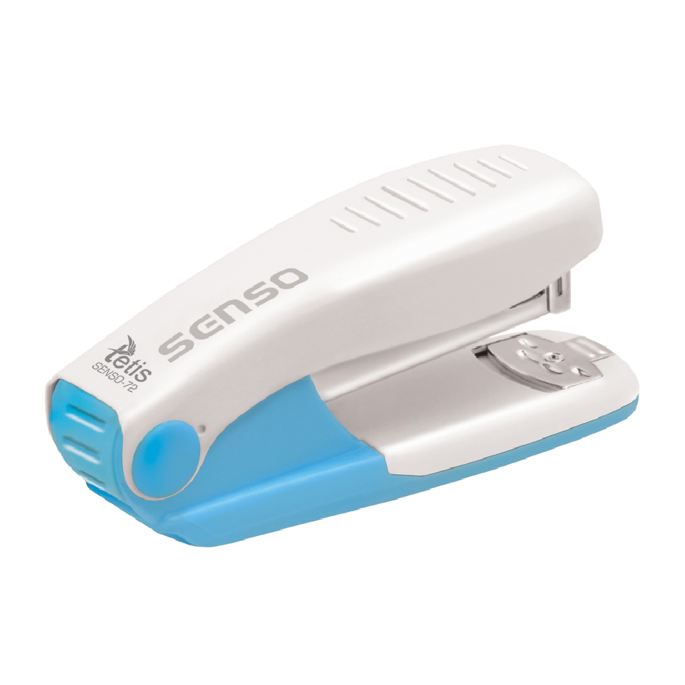 Zszywacz metalowy senso 72 biało-niebieski | eazbiuro.pl | Kup bez wahania!