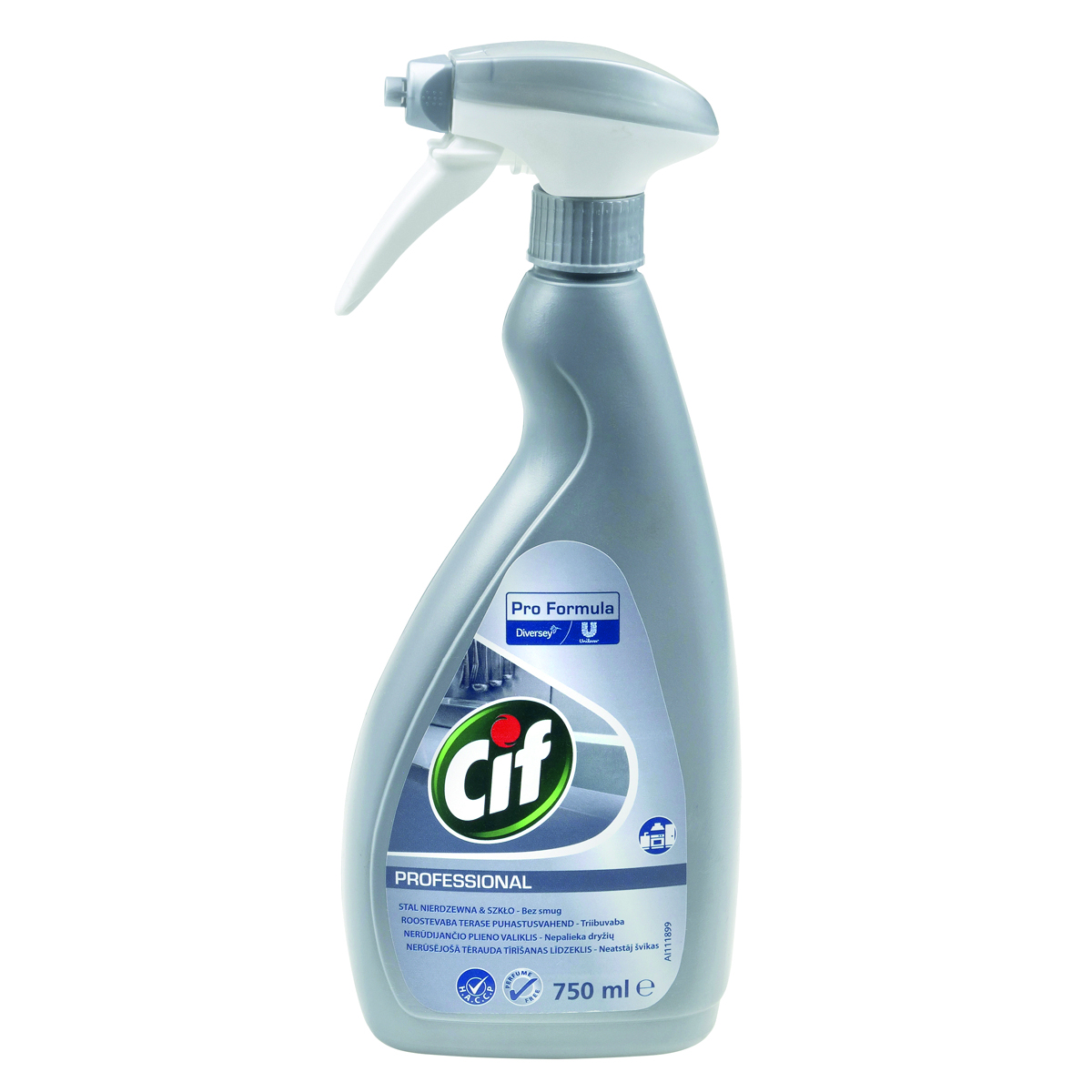 Preparat do mycia powierzchni wodoodpornych Cif diversey, 750ml Preparat do mycia powierzchni wodoodpornych Cif diversey, 750ml