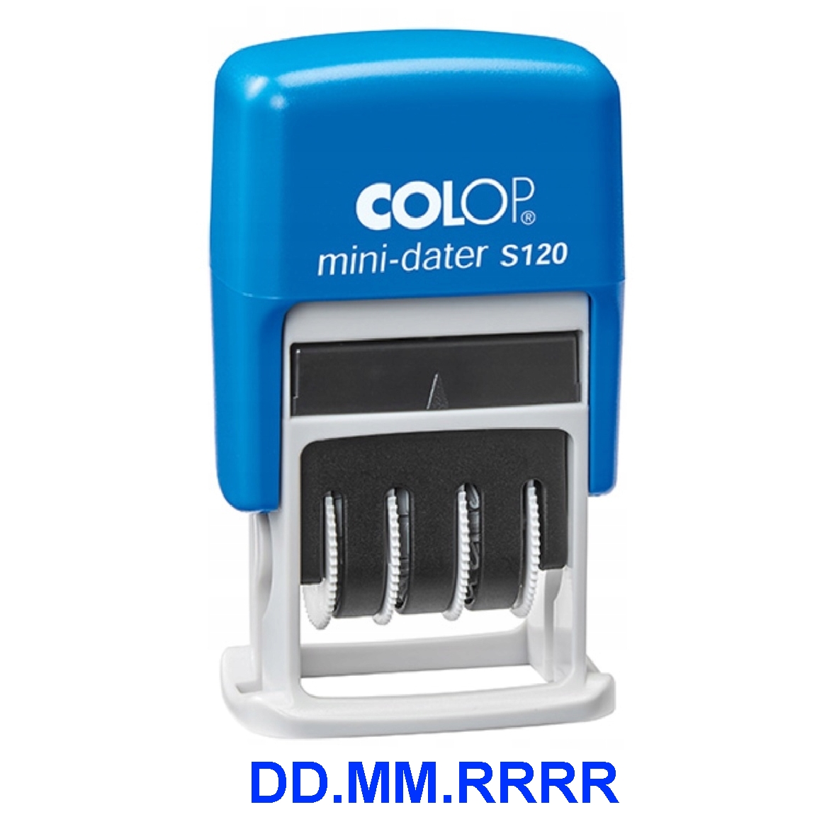 Datownik Colop mini s120 format cyfrowy wkład niebieski Datownik Colop mini s120 format cyfrowy wkład niebieski