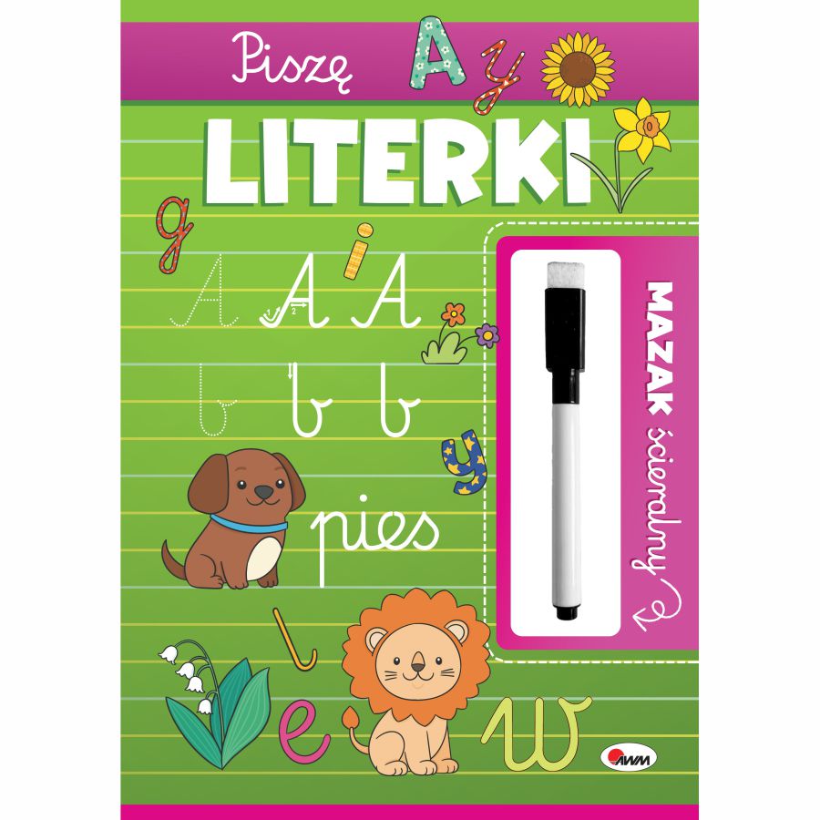 Mazak ścieralny piszę literki – książeczka edukacyjna | Rozwijaj kreatywność Mazak ścieralny piszę literki – książeczka edukacyjna | Rozwijaj kreatywność