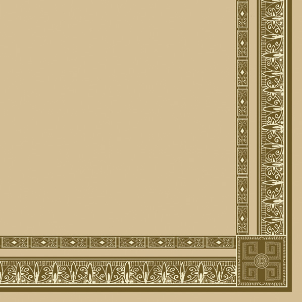 Serwetki Papierowe Antique Frame Beige 33 x 33 cm Daisy Lunch napkins POLMAK