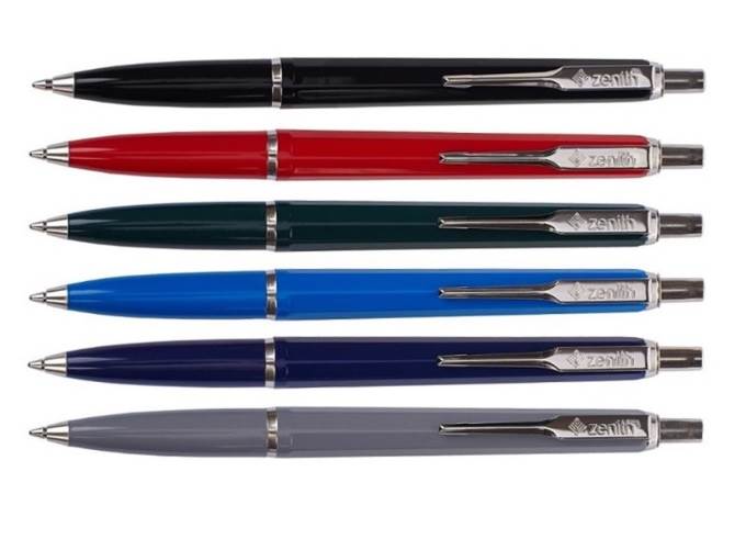 Długopis Zenith -7/10 nikiel-całe gładkie