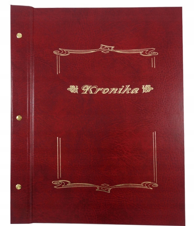 Kronika A3 pionowa nitowana bordowa zestaw 100 arkuszy | eazbiuro.pl | Kup skutecznie!