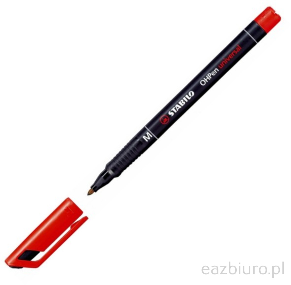 Foliopis Stabilo ohp m czerwony 843/40m Foliopis Stabilo ohp m czerwony 843/40m