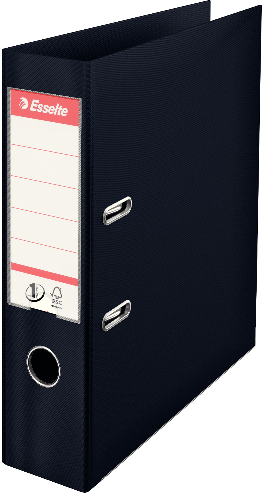 Segregator Esselte vivida no1, A4, A4 75 mm, czarny | eazbiuro.pl | Zamów już dziś!